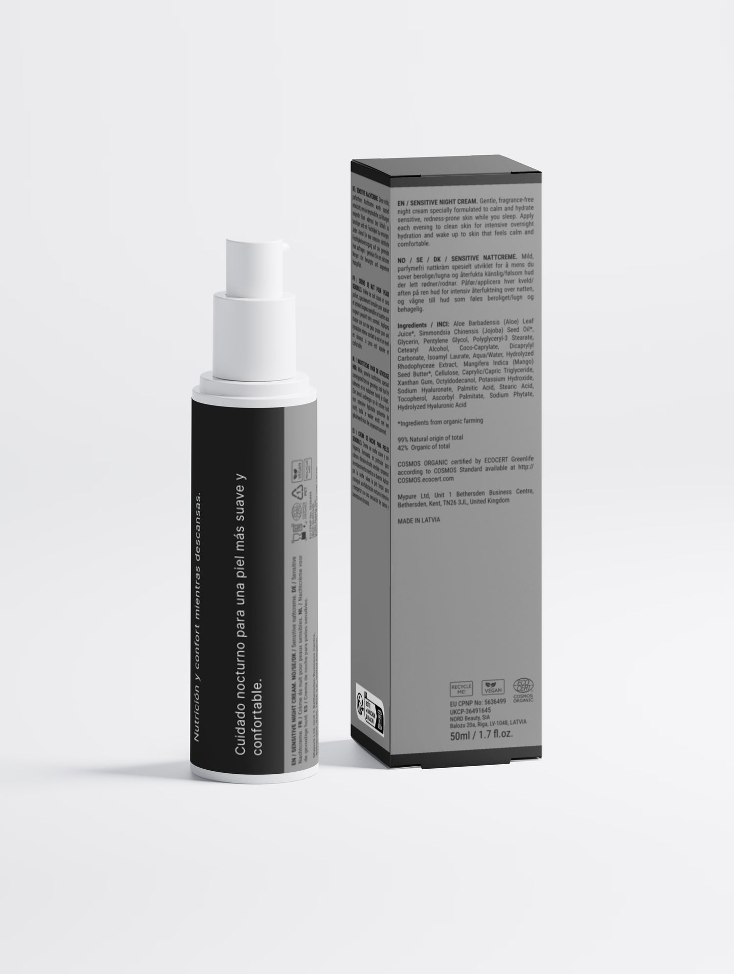 Sensitive Skin Overnight Cream, Fragrance-Free