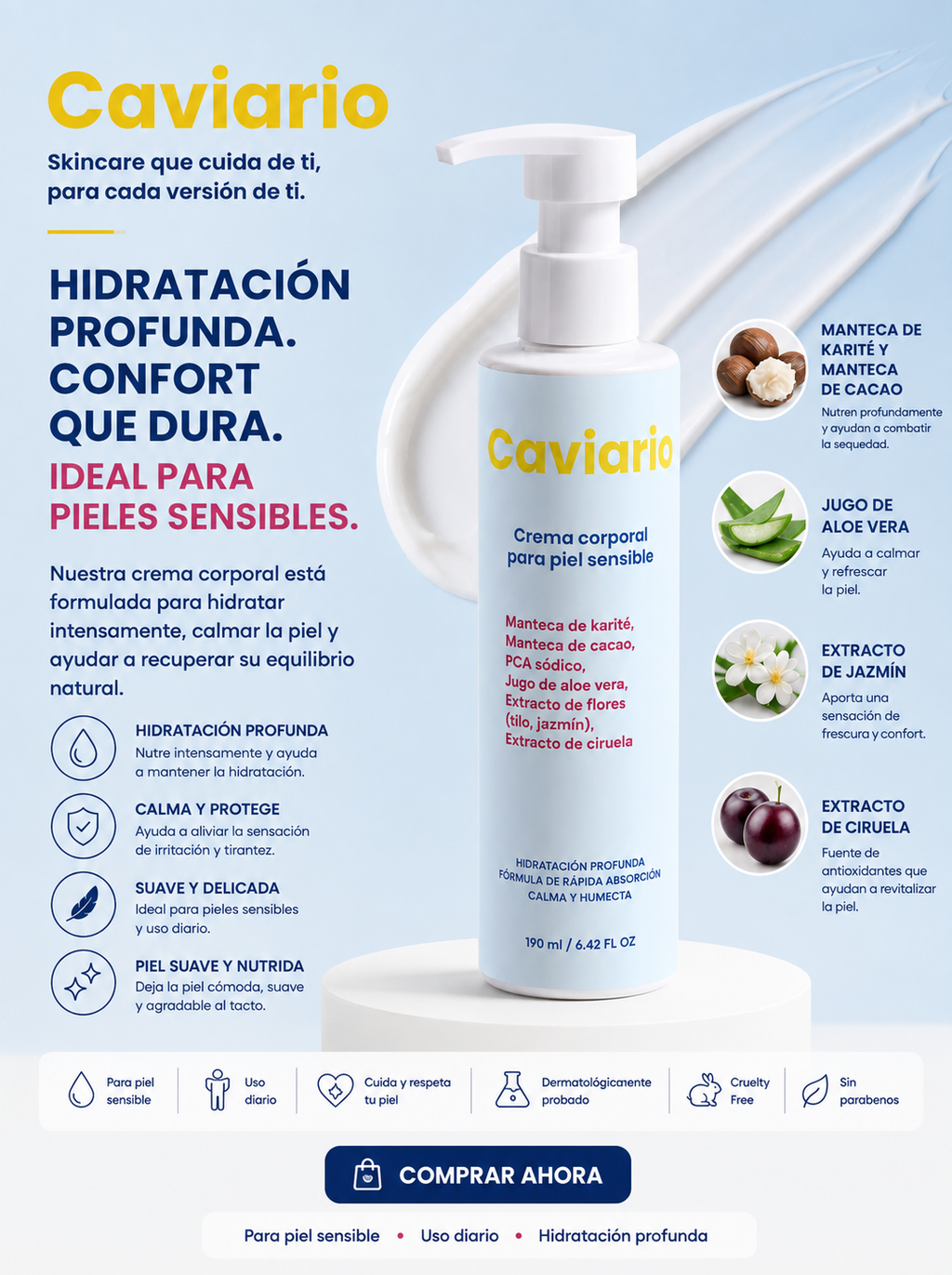 Sensitive Skin Body Cream