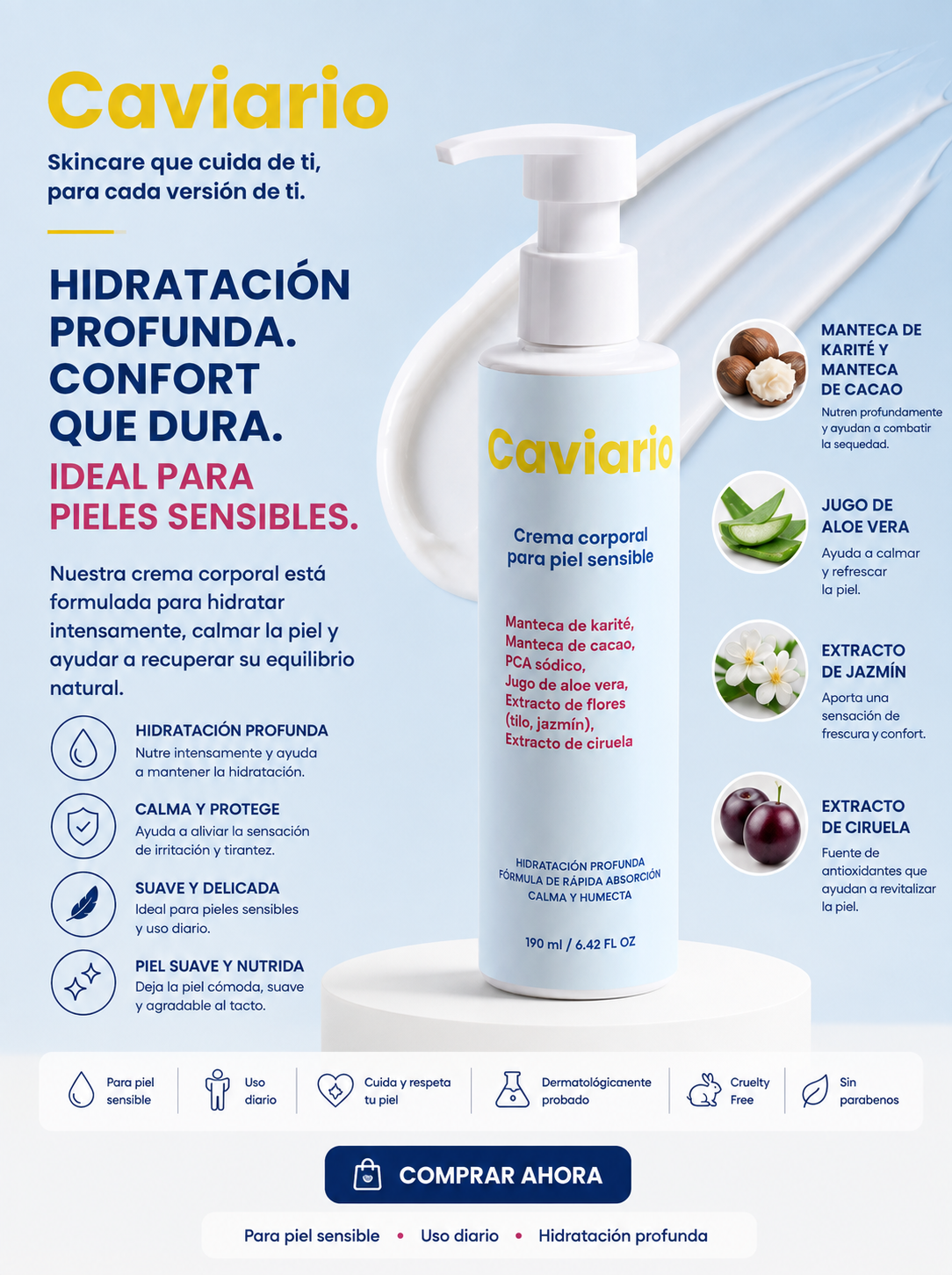 Sensitive Skin Body Cream