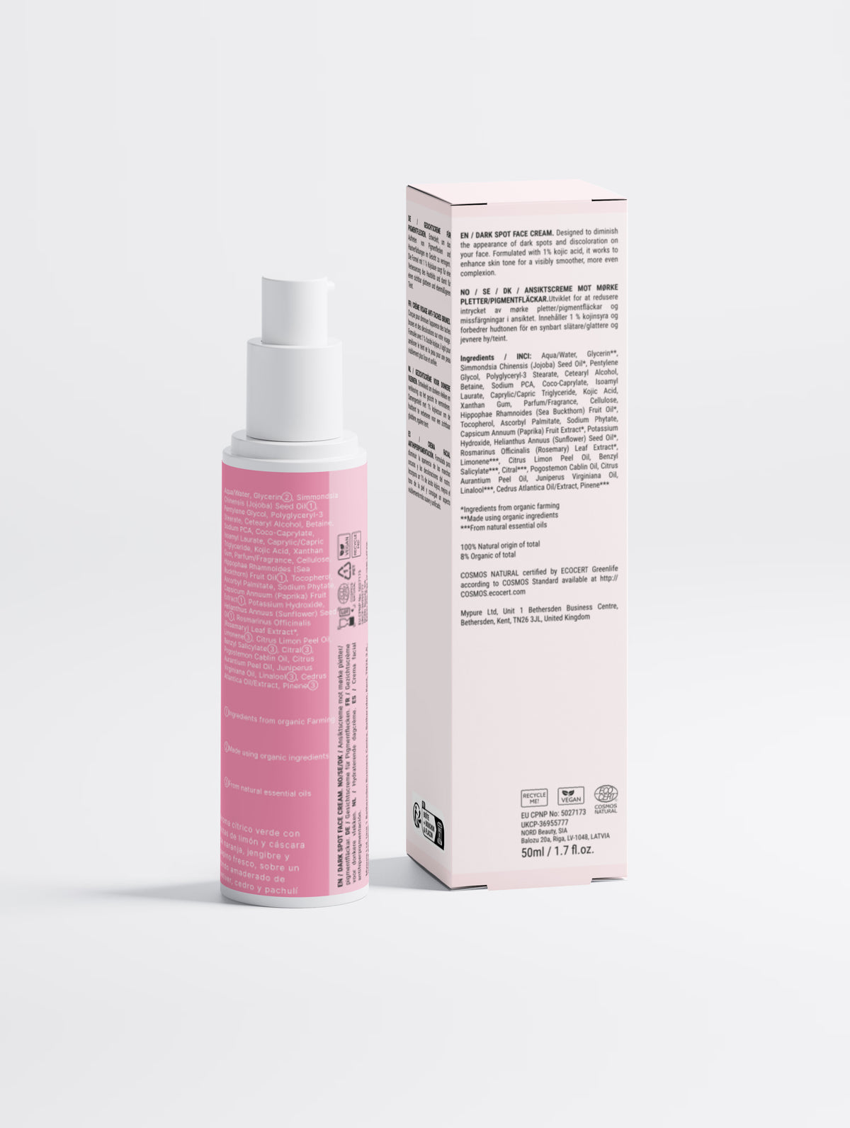 Dark Spot Face Cream with Kojic Acid